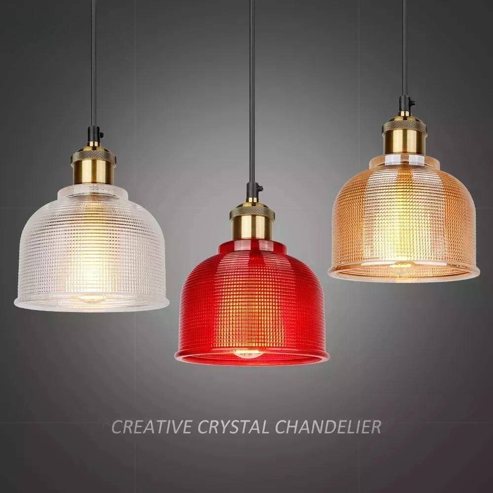 Lighting Room Decor Items - Vintage Glass Pendant Lights, Hot-Selling Cross-Border