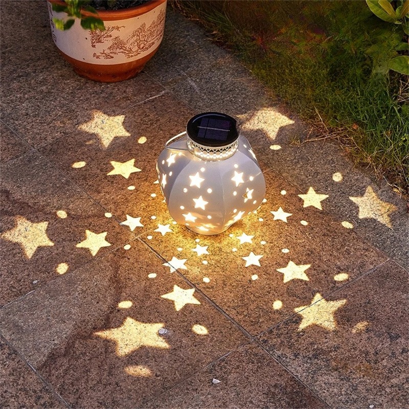 Lighting Decoration Ideas - Garden Star Projector Lamp Hanging Solar