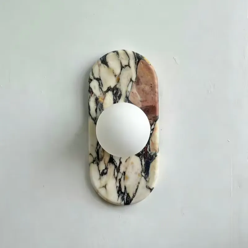 Lighting Decor In Room - SJX Minimalist Natural Calacatta Viola Marble