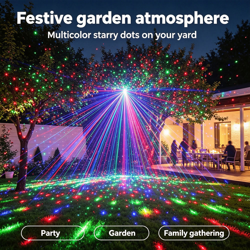 Christmas New Year RGB Laser P - огляд і ціна Lighting Effect Home Decor