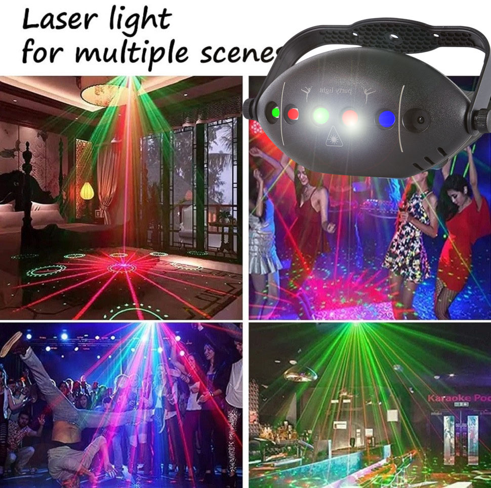 RGB Disco Lights Stage DJ Part - огляд і ціна Lighting Effect Home Decor