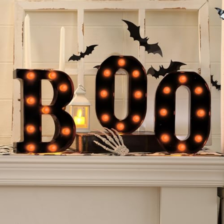 Halloween Decorations-3 Marque - огляд і ціна Light Up Letters Marquee