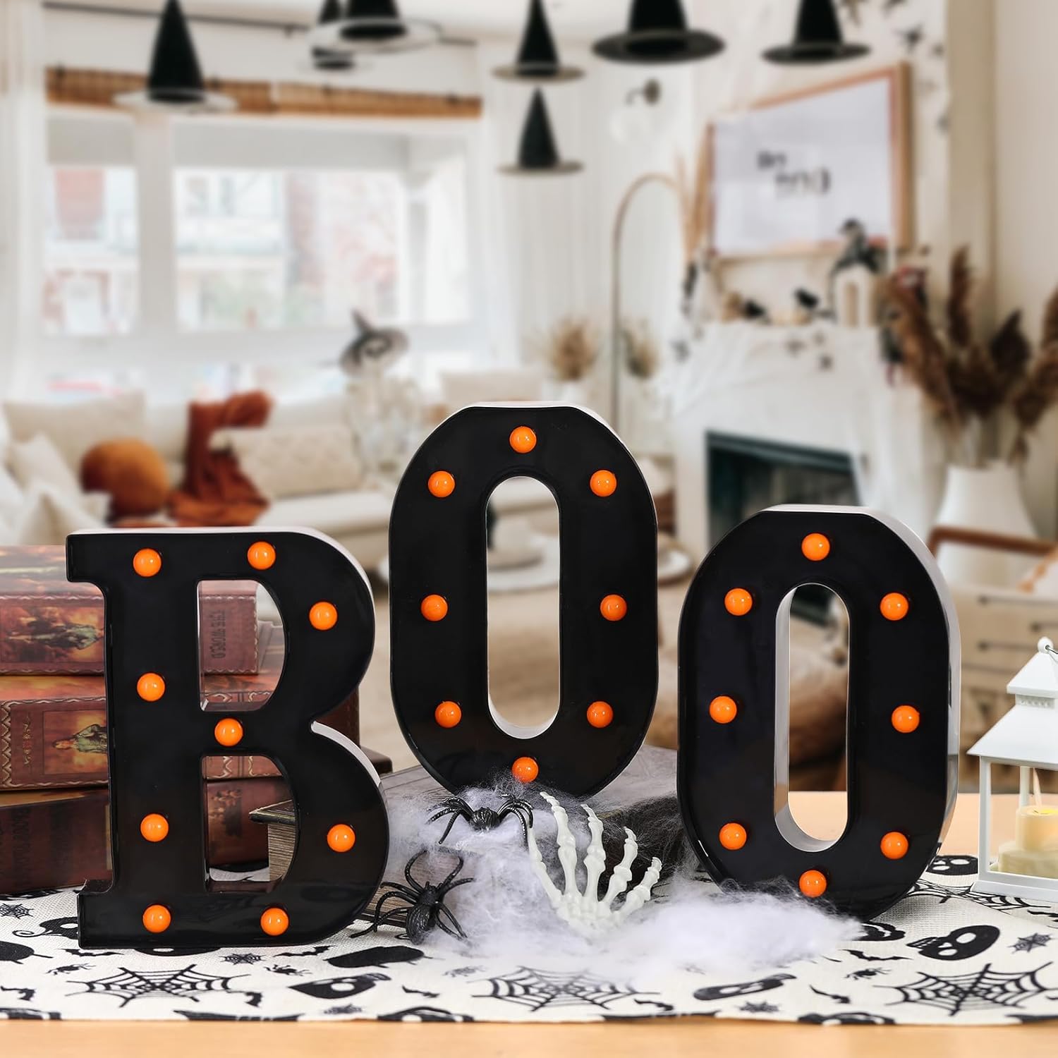 Halloween Decorations-3 LED Ma - огляд і ціна Light Up Letters Marquee