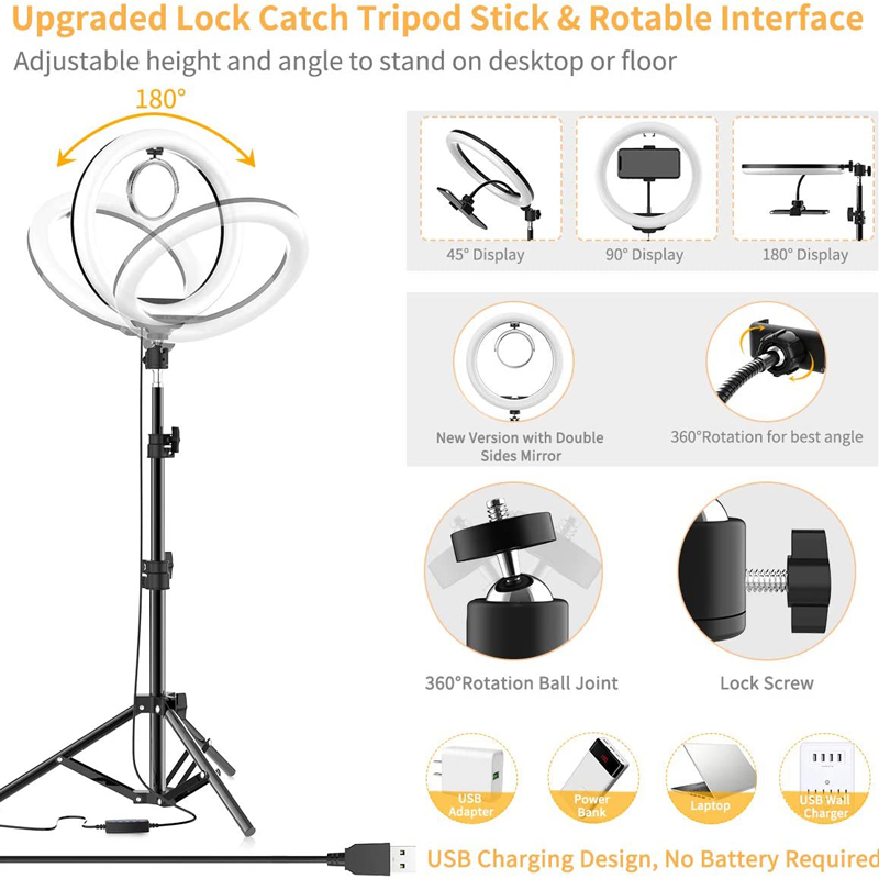 16/26/33cm Selfie Ring Light P - огляд і ціна Lighting Gallery