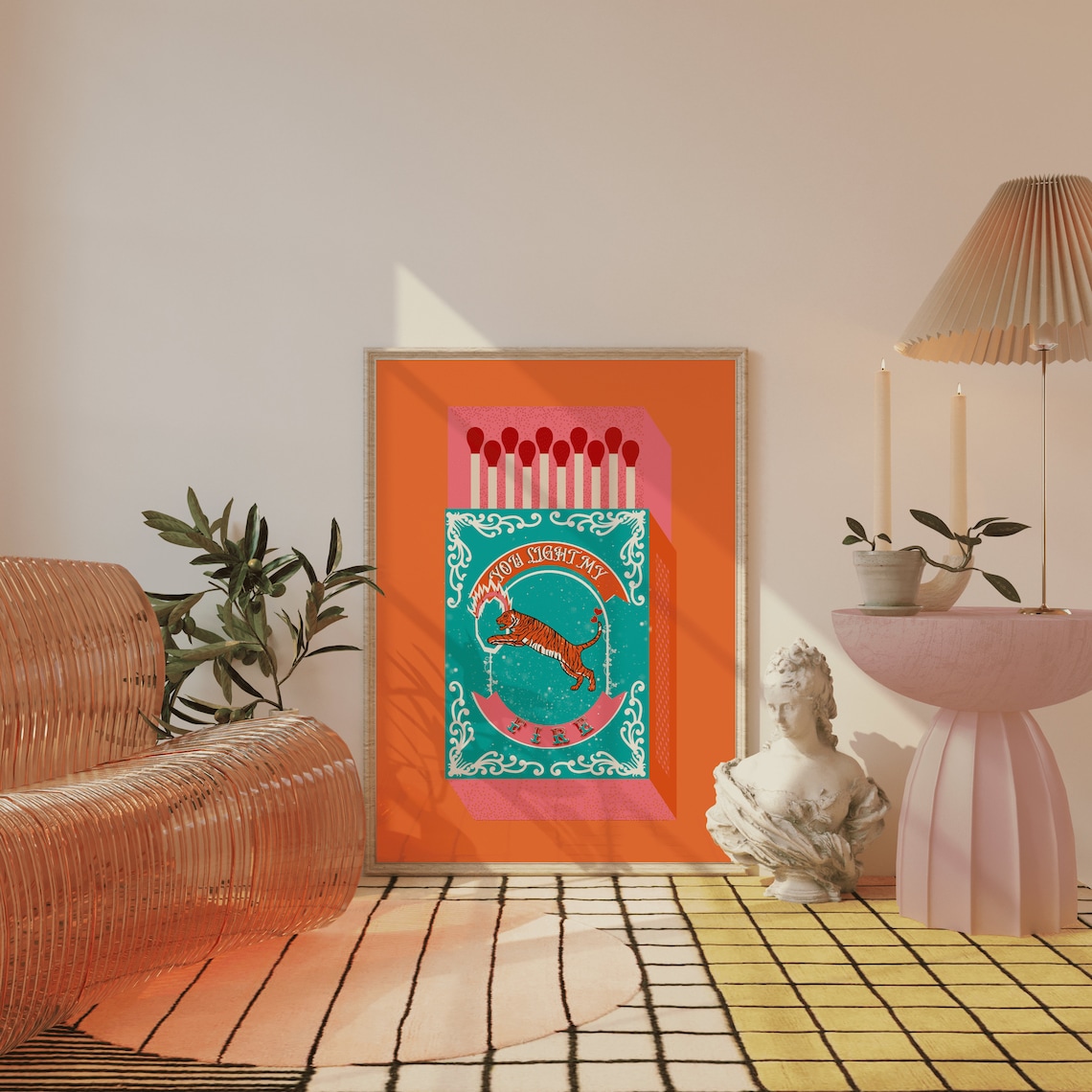 You Light My Fire Orange Match - огляд і ціна Lighting Decoration Ideas