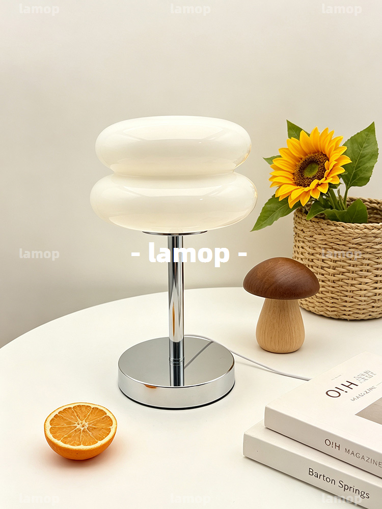 Bauhaus Cream‑Globe Table Lamp - огляд і ціна Lighting Decor In Room