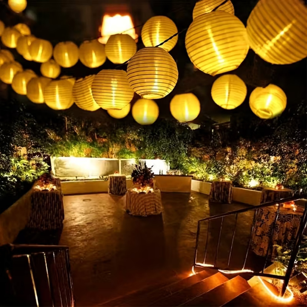 10LED/20LED Paper Lantern Stri - огляд і ціна Lantern Paper Solar