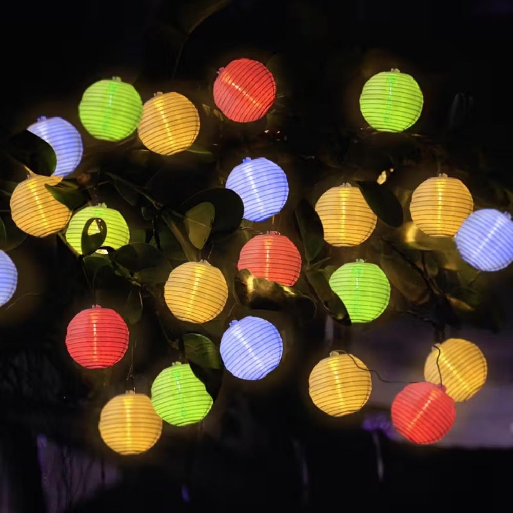 10LED/20LED Paper Lantern Stri - огляд і ціна Lantern Paper Solar