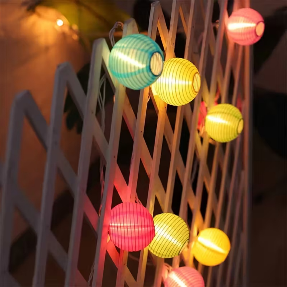 10LED/20LED Paper Lantern Stri - огляд і ціна Lantern Paper Solar
