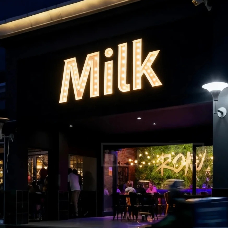 Custom Metal Light Bulb Letter - огляд і ціна Light Up Letters Marquee