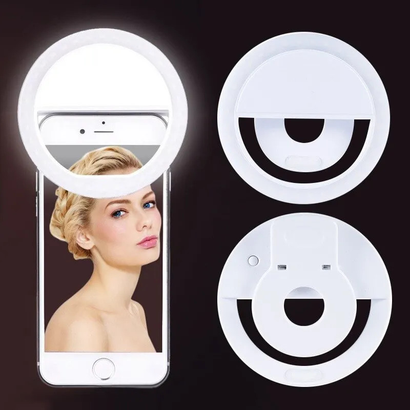 USB Rechargeable LED Selfie Ri - огляд і ціна Lighting Gallery