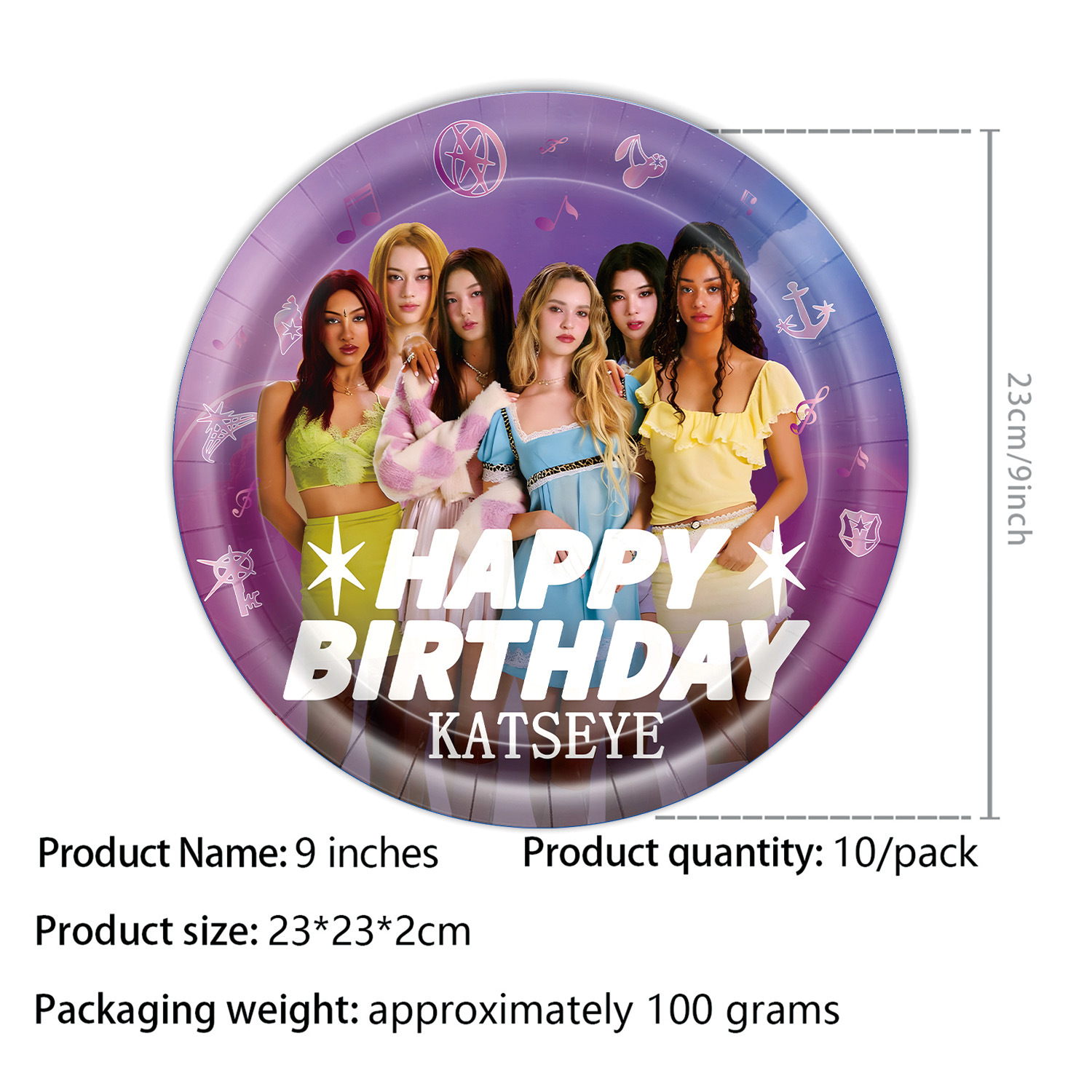 K&Katseye Idol Birthday Party  - огляд і ціна Lighting Room Decor Items