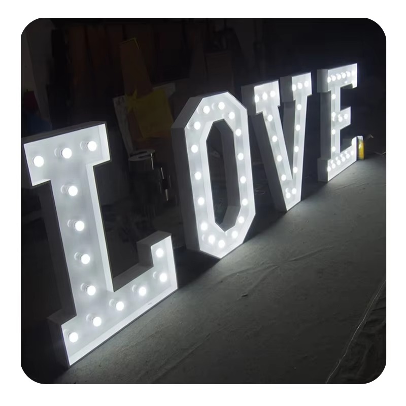 Decor Marry Me Lights Marquee  - огляд і ціна Light Up Letters Marquee
