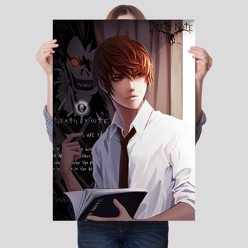 Death Note Unframed Canvas Pri - огляд і ціна Lighting Room Decor Items