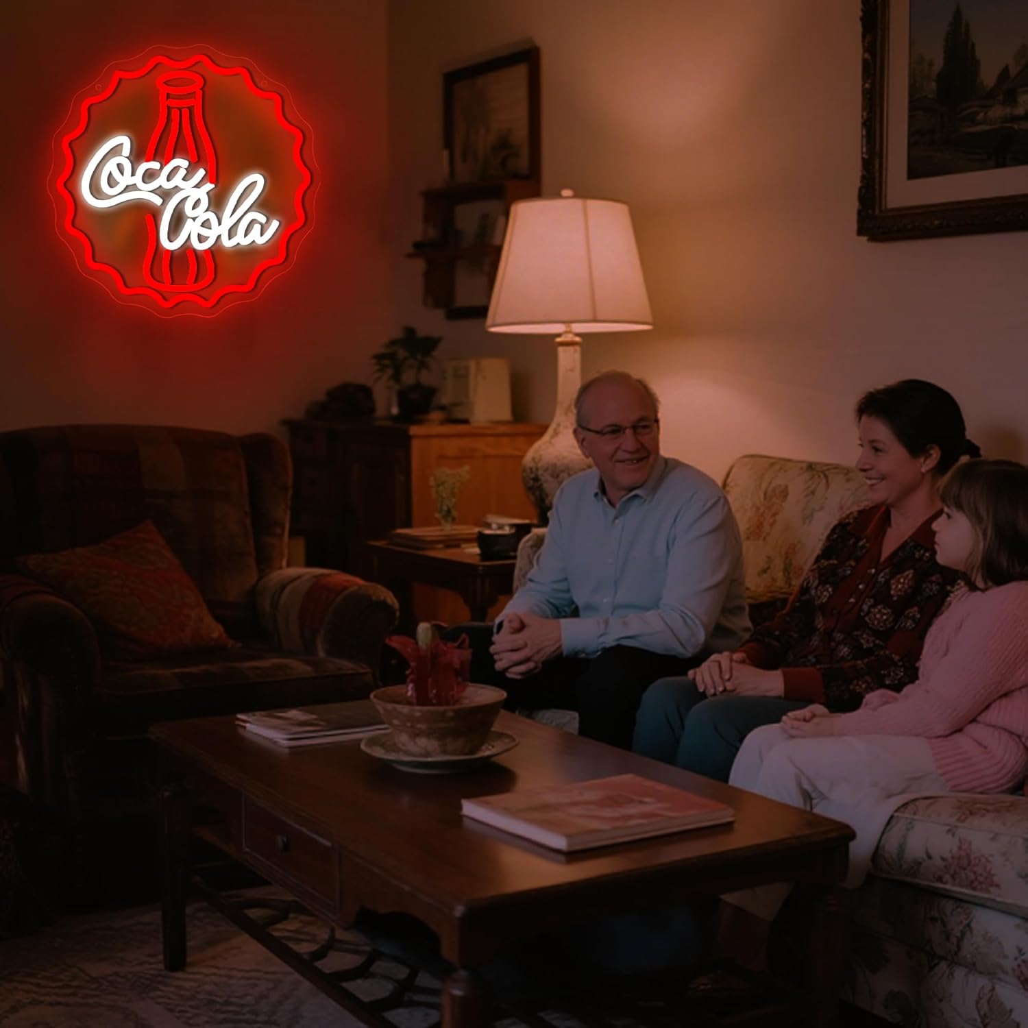 Cola Neon Sign Art Wall Light  - огляд і ціна Restaurant Lighting Decoration