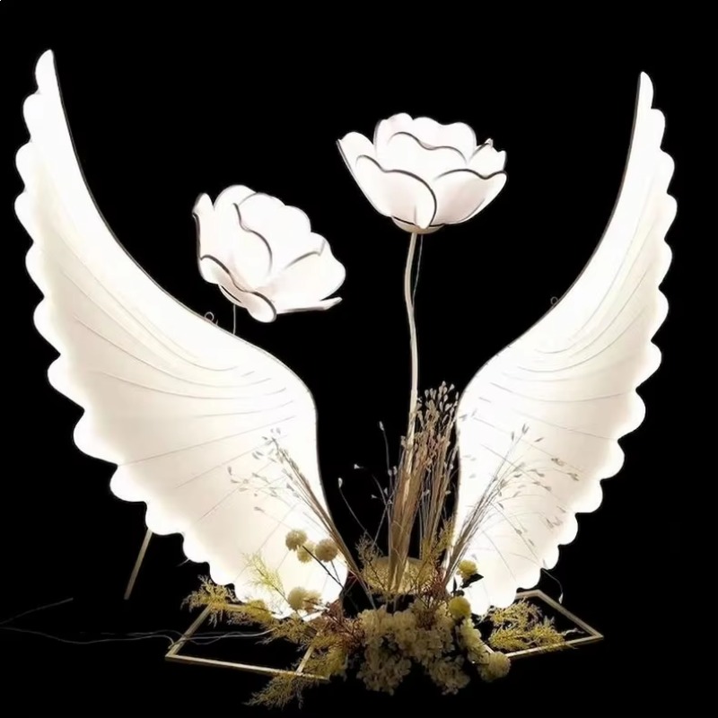 Glowing Angel Wings Light Prop - огляд і ціна Lighting Decoration Ideas