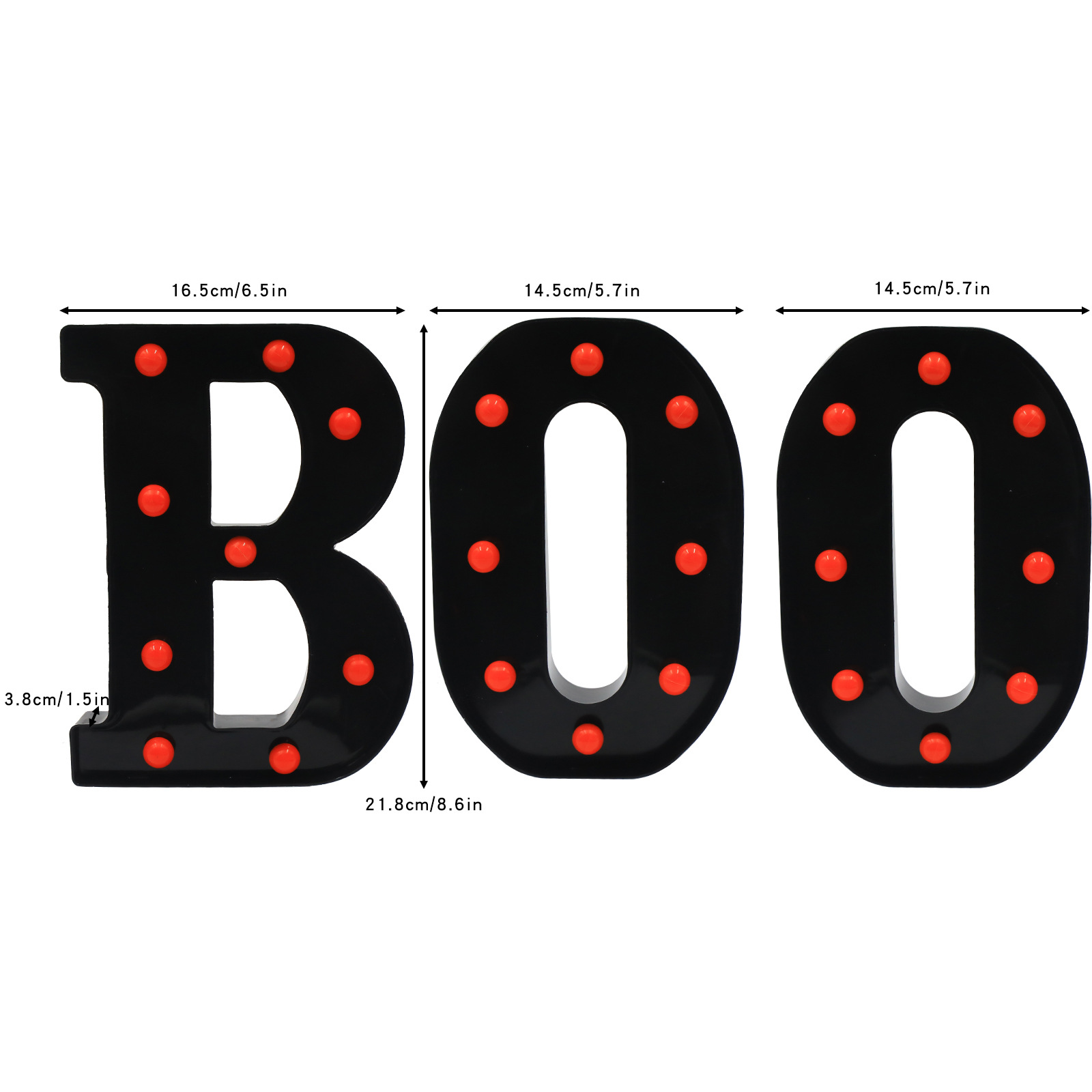 Halloween Decor Indoor-3 LED M - огляд і ціна Light Up Letters Marquee