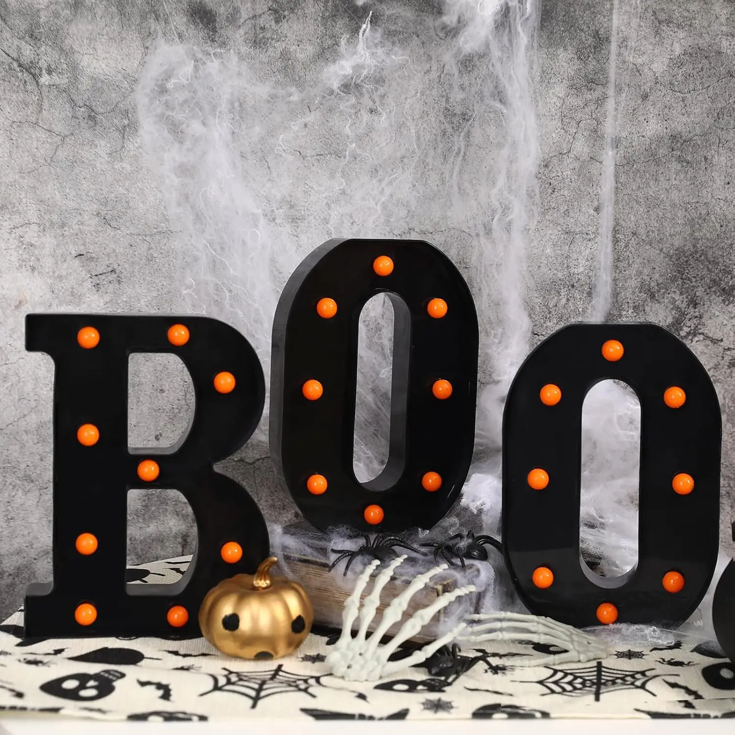 Halloween Decor Indoor-3 LED M - огляд і ціна Light Up Letters Marquee