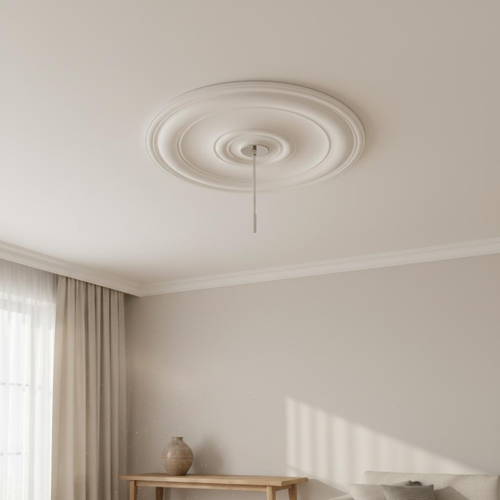 Round Ceiling Medallion Europe - огляд і ціна Lighting Decor