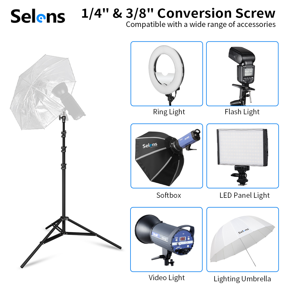 Selens 2.2~3.95m Air-Cushion L - огляд і ціна Lighting Gallery