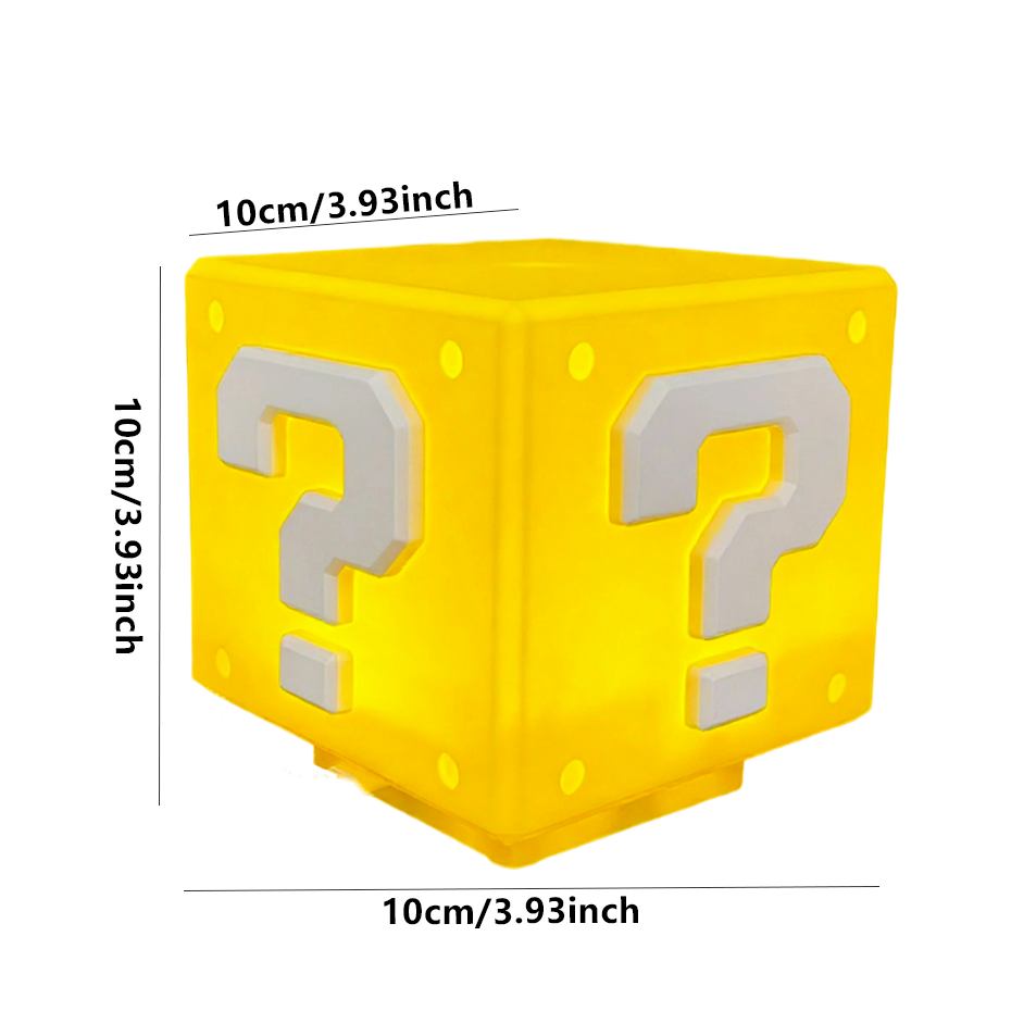 2026Question Block Lamp with S - огляд і ціна Lighting Room Decor Items