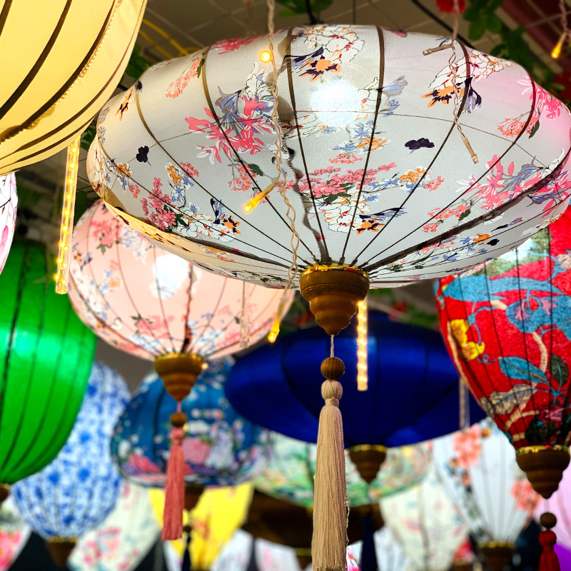 12/14 inch Chinese Style Satin - огляд і ціна Restaurant Lighting Decoration