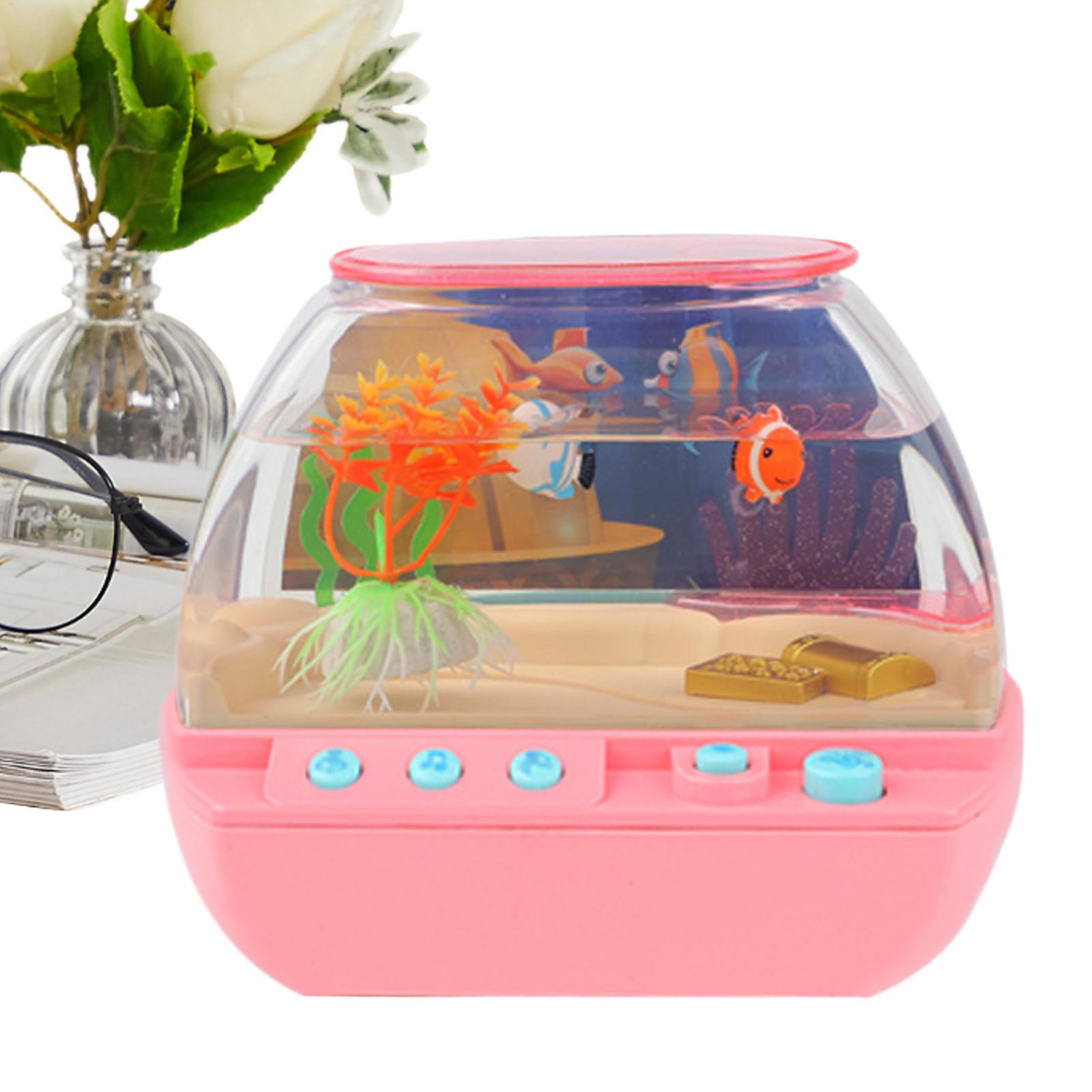 Toy Fish Tank Home Decoration  - огляд і ціна Lighting Decor In Room