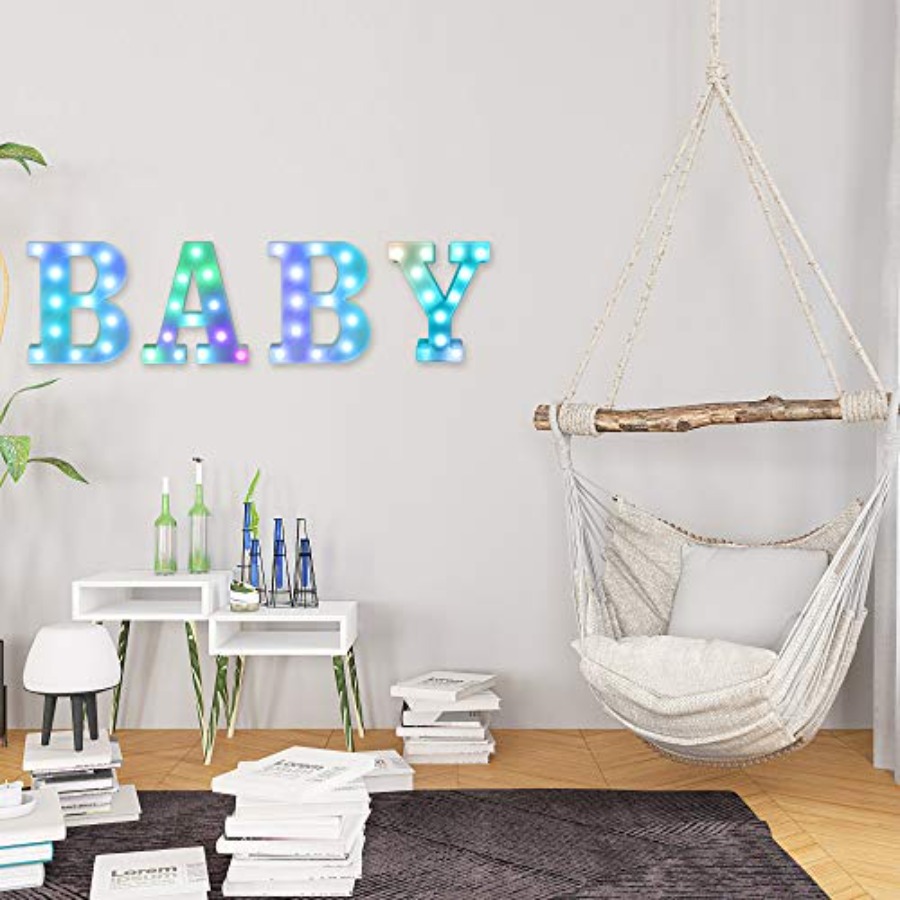 ful LED Letter Lights with Rem - огляд і ціна Light Up Letters Marquee