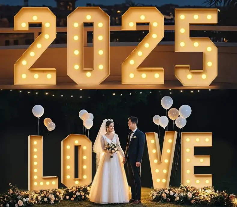 Marquee Light up Numbers with  - огляд і ціна Light Up Letters Marquee