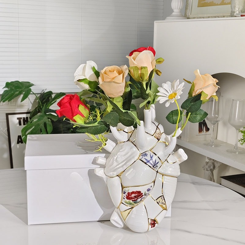 Heart Vase Living Room Wine Ca - огляд і ціна Lighting Room Decor Items