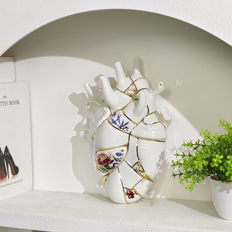 Heart Vase Living Room Wine Ca - огляд і ціна Lighting Room Decor Items