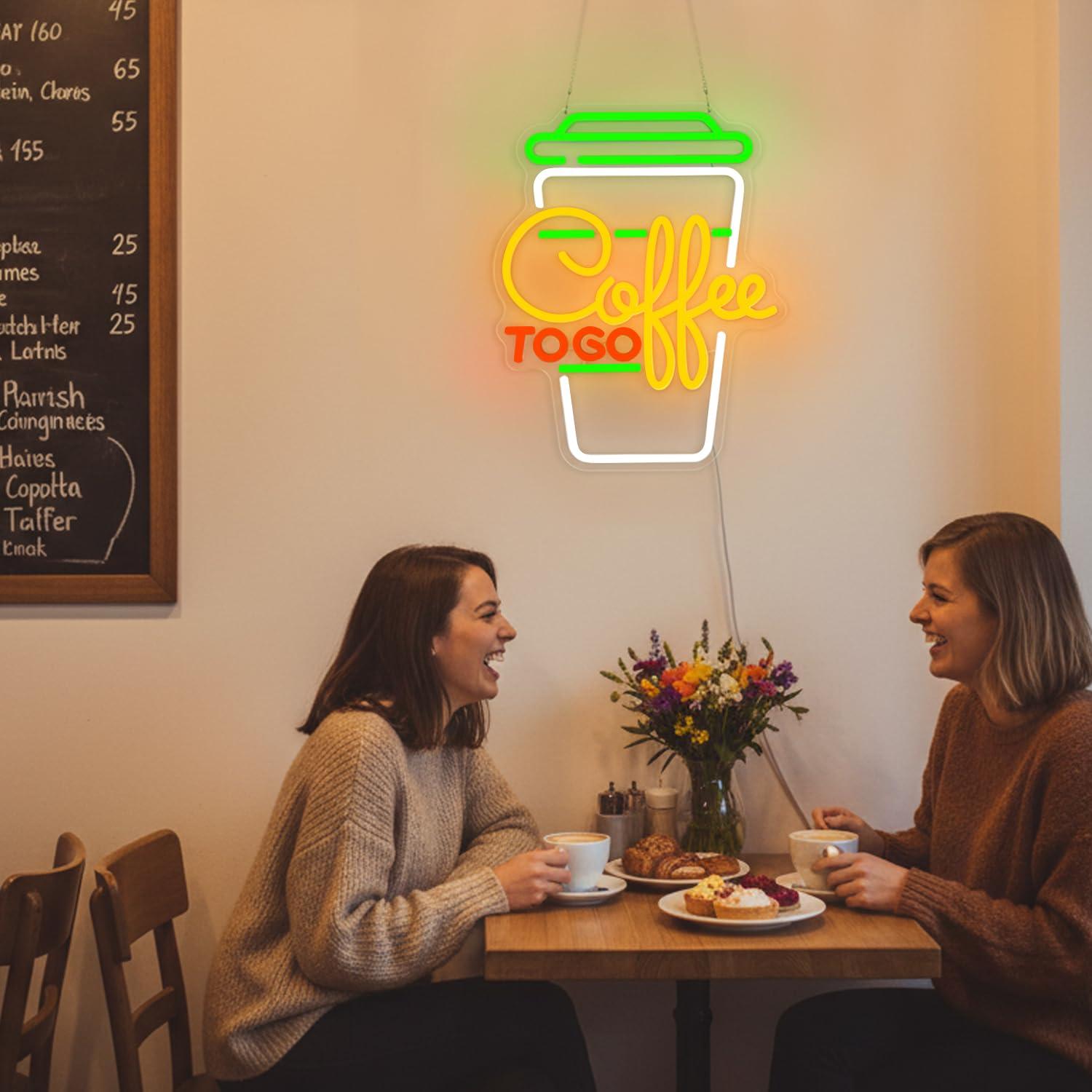 Coffee Neon Sign USB Dimmable  - огляд і ціна Restaurant Lighting Decoration