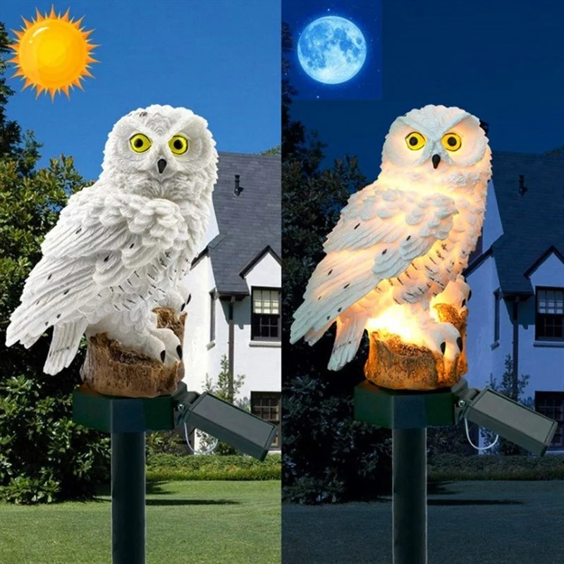 Solar Owl Statue Garden Light  - огляд і ціна Lighting Decoration Ideas