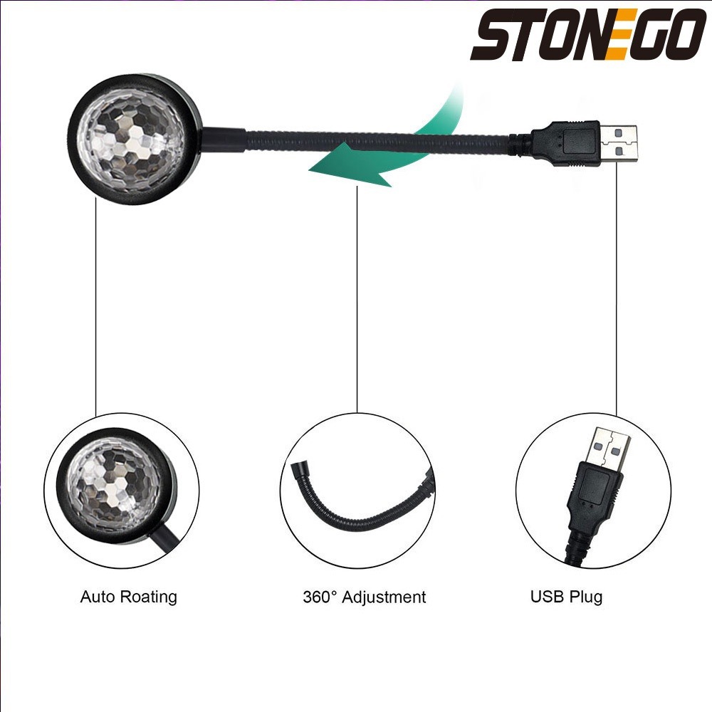 USB LED Disco Ball Light for C - огляд і ціна Lighting Effect Home Decor