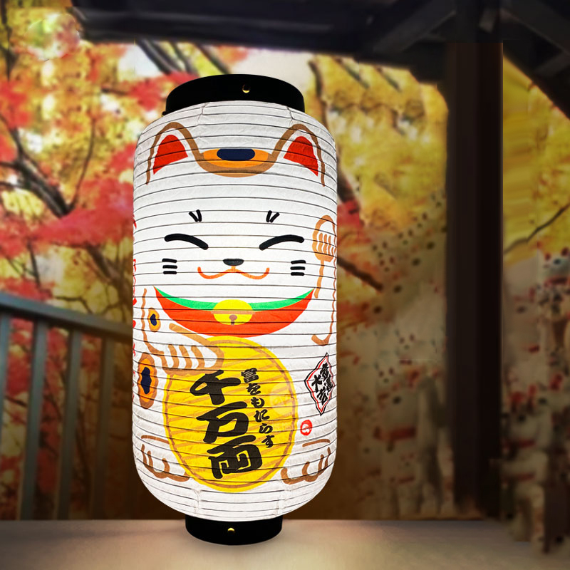 Japanese Style Lucky Cat Paper - огляд і ціна Restaurant Lighting Decoration