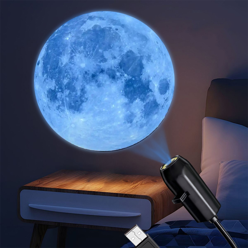 USB Ceiling Moon Earth Project - огляд і ціна Sunset Lamp Projection