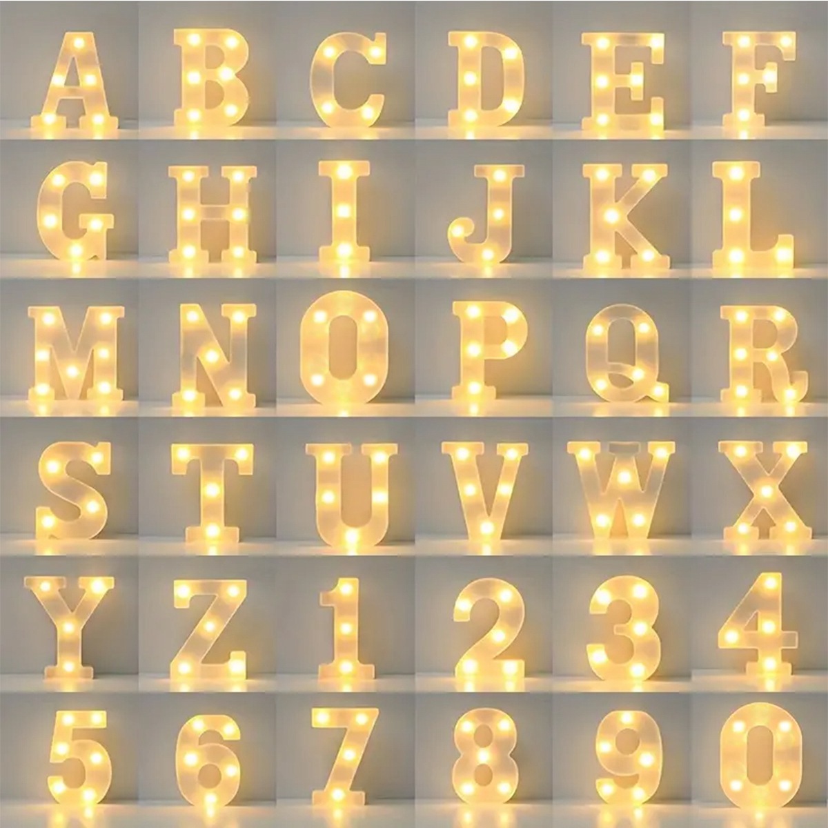 1Pc LED Light Up Letter Marque - огляд і ціна Light Up Letters Marquee