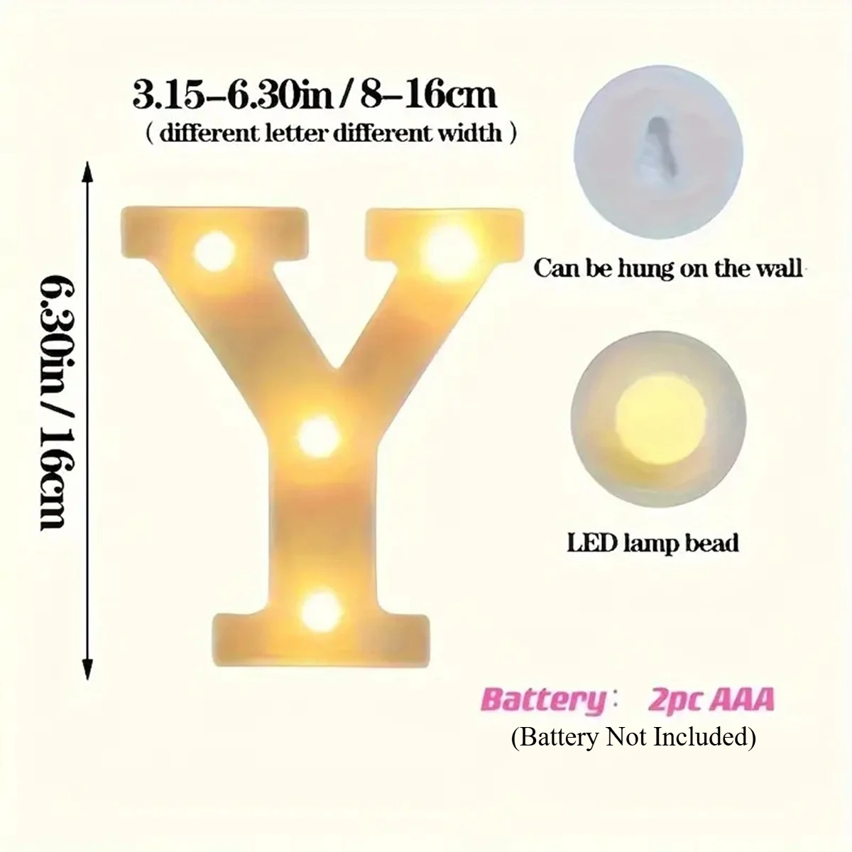 1Pc LED Light Up Letter Marque - огляд і ціна Light Up Letters Marquee
