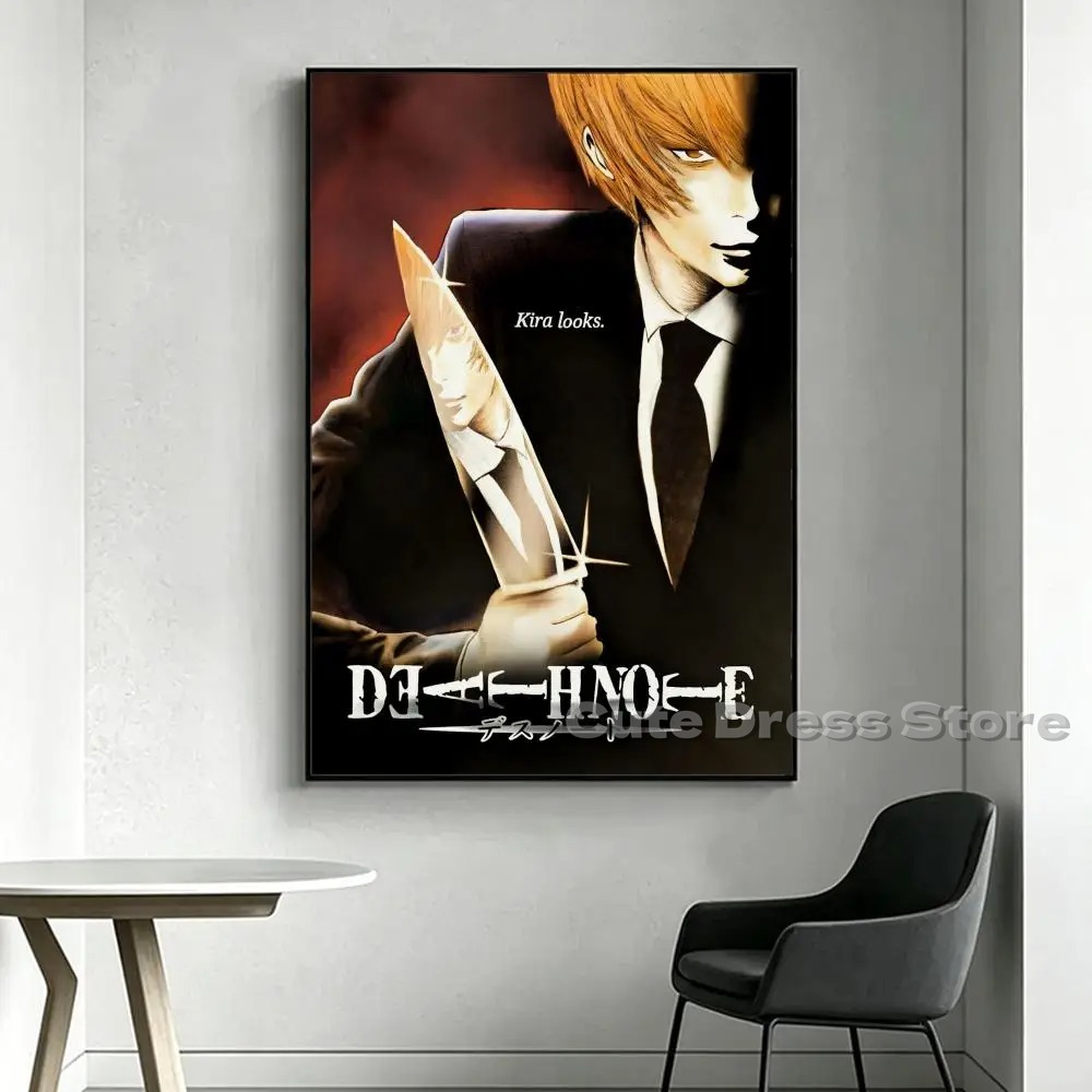 Death Note Canvas Print Unfram - огляд і ціна Lighting Room Decor Items