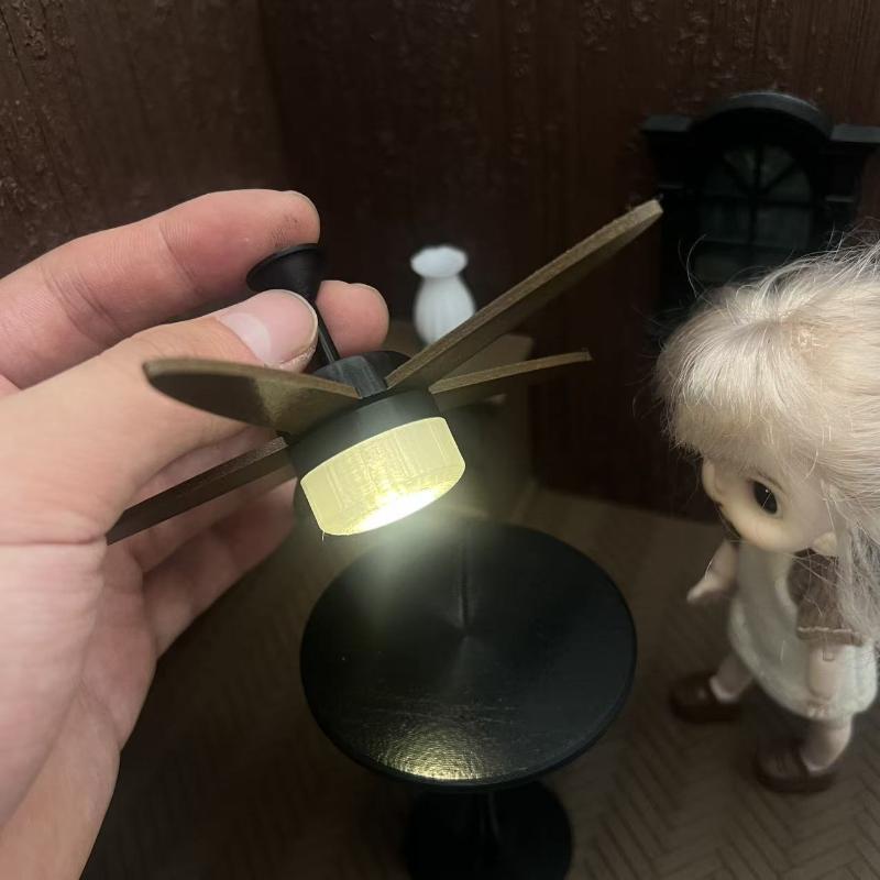 Miniature Ceiling Fan with LED - огляд і ціна Lighting Gallery