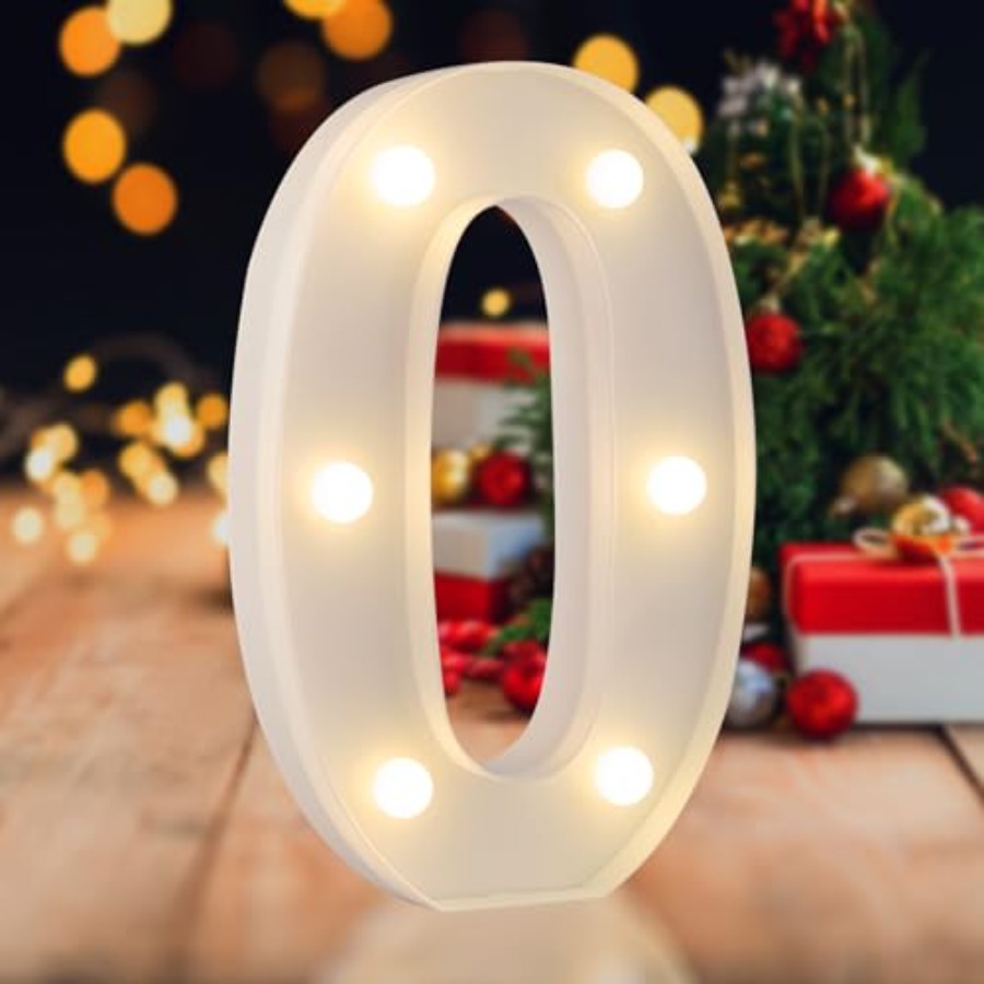 LED Marquee Numbers, 0-9 Light - огляд і ціна Light Up Letters Marquee