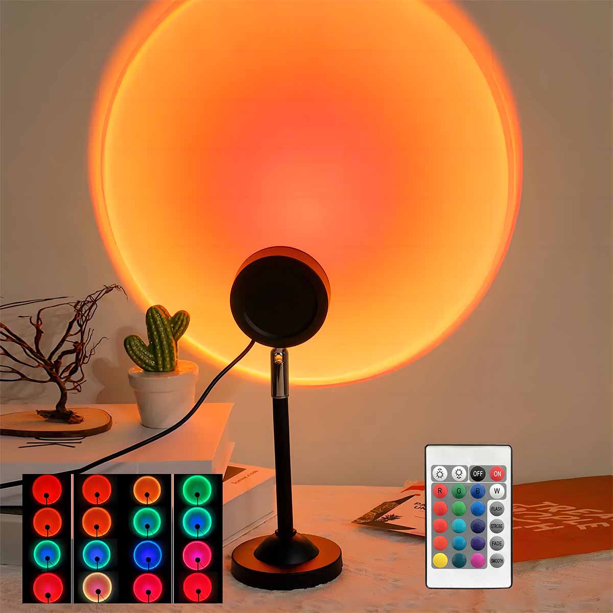 Sunset Projection Light Remote - огляд і ціна Sunset Lamp Projection
