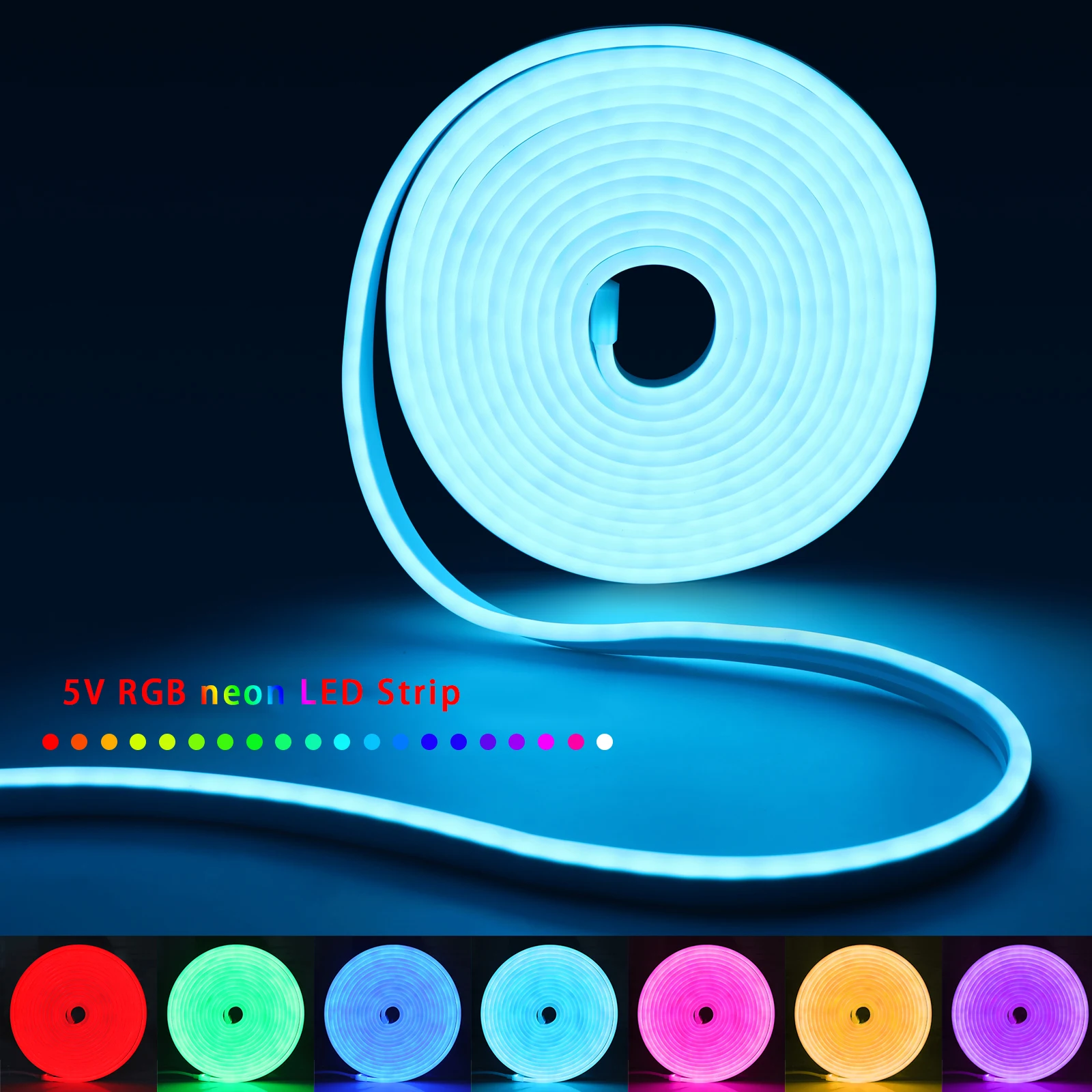 1-5m RGB LED Neon Strip Light  - огляд і ціна Lighting Decor In Room